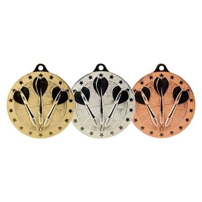 Darts Cascade Stars Medal - 50mm