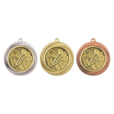 Darts Superstar Medal - 60mm