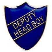 Deputy Head Boy Shield Badge Blue