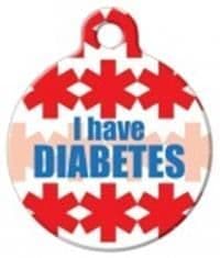 Diabeties Medical Alert ID Tag