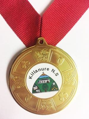 Eire Medal  Including Your Logo & 22mm Ribbon,