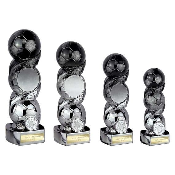 Football Soccer Hat-Trick Strike Trophy