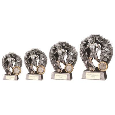 Football/soccer Trophy Blast Out Female Series