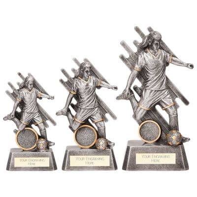 Football/Soccer Trophy Focus Female Series