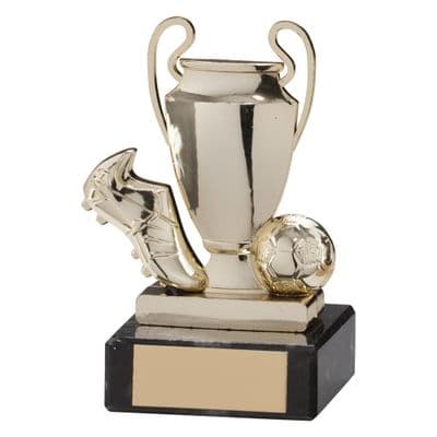 Football/soccer Trophy Gold Champions cup