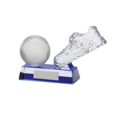 Football/ Soccer Trophy Premium Crystal & Glass Legacy