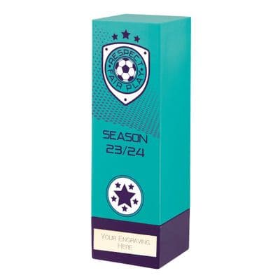 Football/Soccer Trophy Prodigy Turquoise