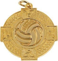 GAA Gaelic Football Medal 33mm Gold