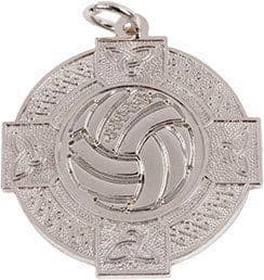 GAA Gaelic Football Medal 33mm Silver