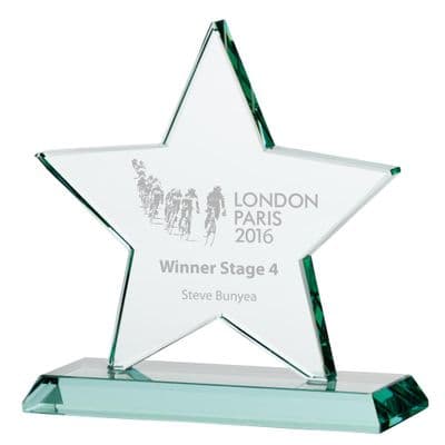 Galaxy Star Jade Glass Award - 12mm Thickness