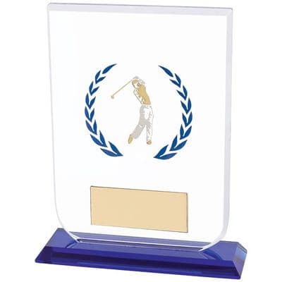 Gladiator  Golf Glass Plaque
