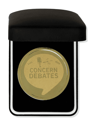 Gold Coin in a Navy Leatherette Box