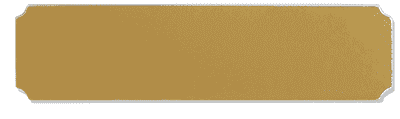 Gold Engraving Plate 60mmx16mm Shiny Finish Adhesive Backing