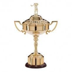 Gold Plated Golf Cup Sterling