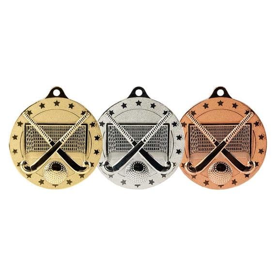 Hockey Cascade Stars Medal - 50mm