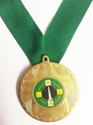 Horizon Medal Single & Your Logo & 22mm Ribbon
