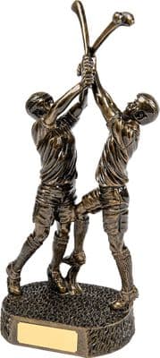 Hurling Trophy - Double Figure - Resin - 365mm