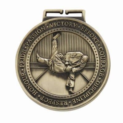 Judo Medal Olympia 70mm