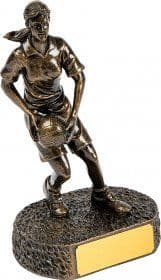 Ladies Gaelic Football Resin Trophy 21cm & 26cm