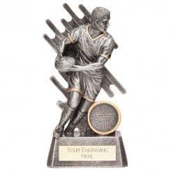 Male Rugby Trophy Focus