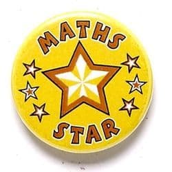 Maths Star Badge