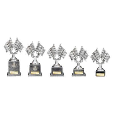 Motorsport Chequered Flags Velocity Trophy