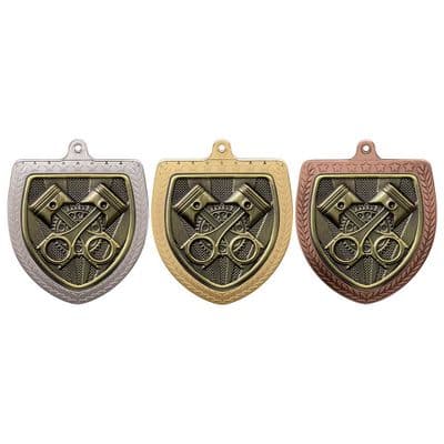 Motorsport Cobra Shield Medal - 75mm