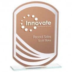 Multisport Argon Bronze Mirror Glass Award - 5mm Thick