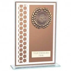 Multisport Bronze Titanium Mirror Glass Award 5mm Thick