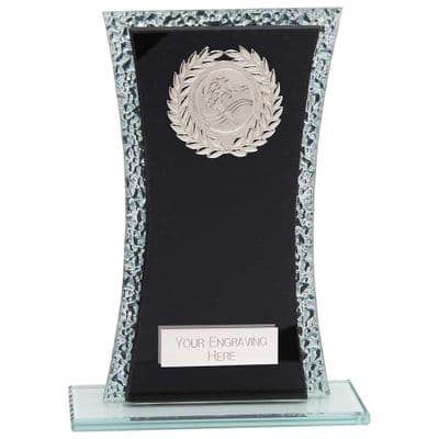 Multisport Eternal Mirrored Black Glass Award - 5mm Thickness