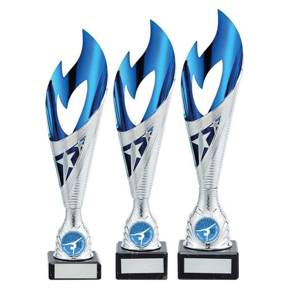 Multisport Inferno Star Silver and Blue Trophy
