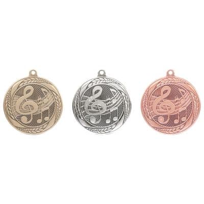 Music Medal - 55mm - Typhoon