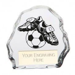 Mystique Soccer/Football Glass Award