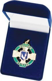 Navy Velvet Medal Recess Box 33mm