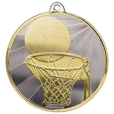 Netball Premiership Medal - 60mm