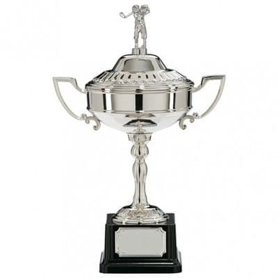 Nickel Plated Golf Cup Sterling
