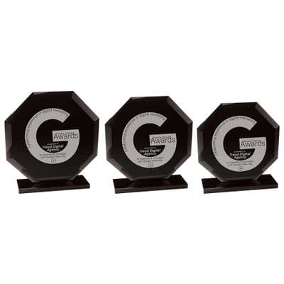 Octave Glass Award Jet Black