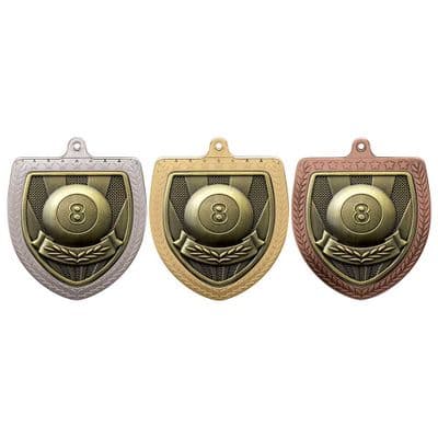 Pool Cobra Shield Medal - 75mm