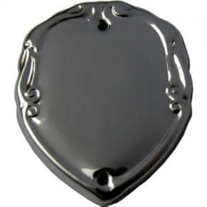 Record Silver Side Shield Engraving Plate for Perpetual Shields