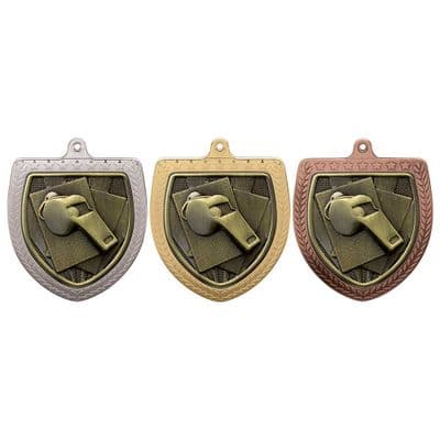 Referee Cobra Shield 75mm Medal
