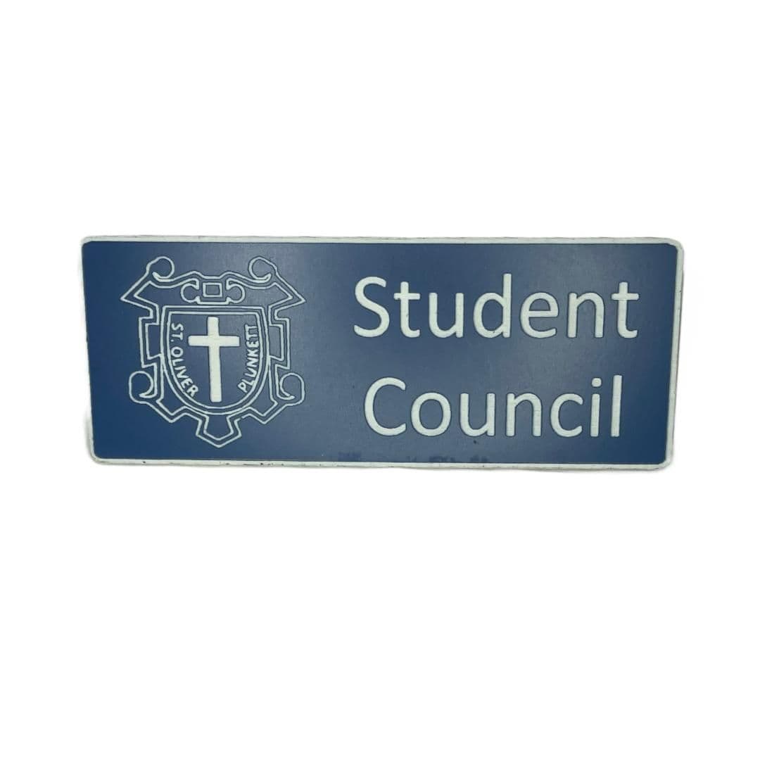 School badge personalised with your own writing and crest minimum 20 ...