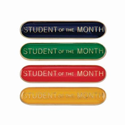School  Bar Badge Student of Month