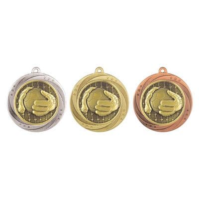 Soccer / Football Superstar Goalkeeper 60mm Medal