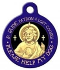 St Jude Please Help My Dog ID Tag