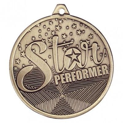 Star Performer Medal 50mm Cascade