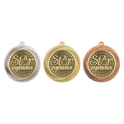 Star Performer Superstar Medal - 60mm