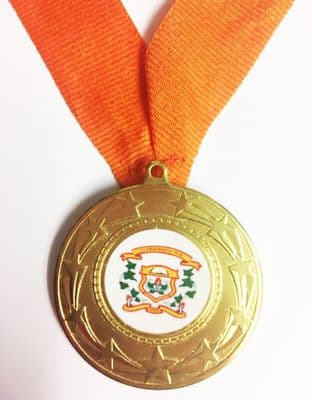 Starburst Medal Deal  Pack of 100. Was €1.85 each - Including Your Logo & 22mm Ribbon,