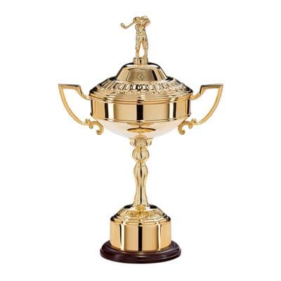 Sterling Gold Plated Golf Cup