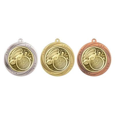 Swimming Superstar Medal - 60mm