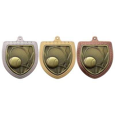 Tennis Cobra Shield Medal - 75mm